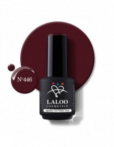 Νο.446 Dark Red Brown | Laloo gel polish 15ml