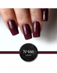 Νο.446 Dark Red Brown | Laloo gel polish 15ml 2